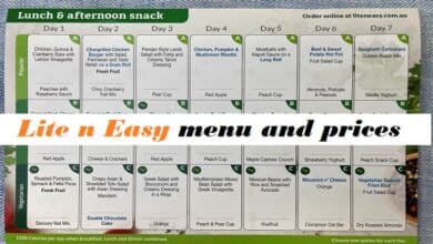 lite n easy menu and prices